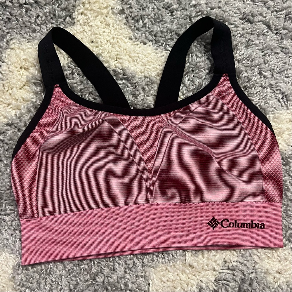 Columbia Pink sports bra